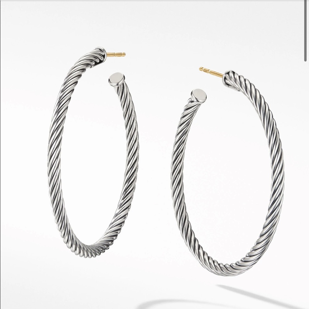 David Yurman Cable Hoop Earrings